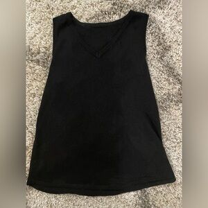 Black knit short set